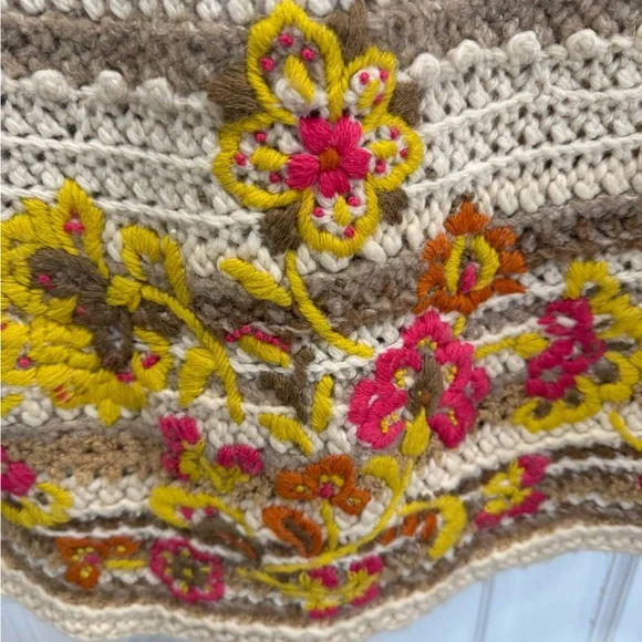 Anthropologie “Boho Cottage Floral Spring Knit Duster Cardigan Sweater” - Picture 6 of 15